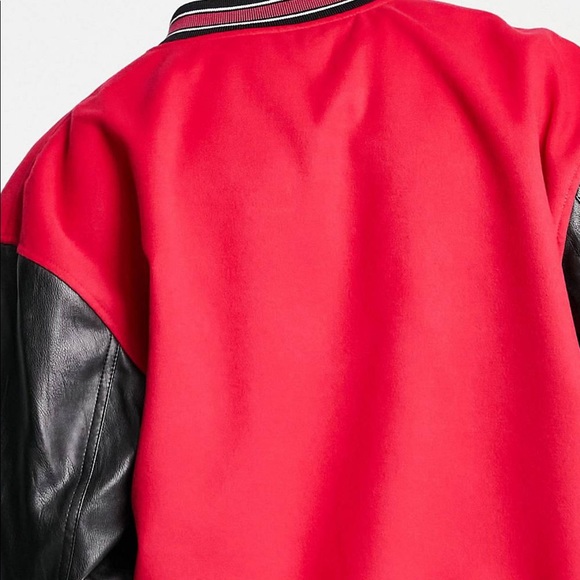 Pink and black varsity jacket - Picture 4 of 4